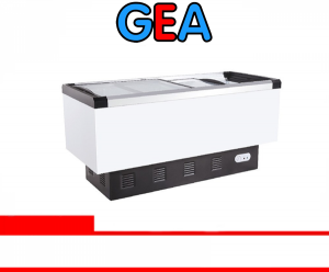 GEA SLIDING FLAT GLASS FREEZER (SD-406BP)