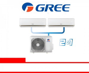 GREE AC COMBO SPLIT INVERTER 0.75 PK + 0.75 PK (0707CS)