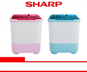 SHARP WASHING MACHINE SEMI AUTO (ES-T1270SJ-BL/PK)