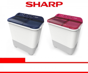 SHARP WASHING MACHINE SEMI AUTO 7 Kg (ES-T75NT-BL/PK)