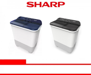 SHARP WASHING MACHINE SEMI AUTO 6 Kg (ES-T65NT-BL/GY)