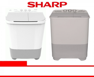 SHARP WASHING MACHINE SEMI AUTO 6.5 Kg  (ES-T65MW- BK/GK/PK)